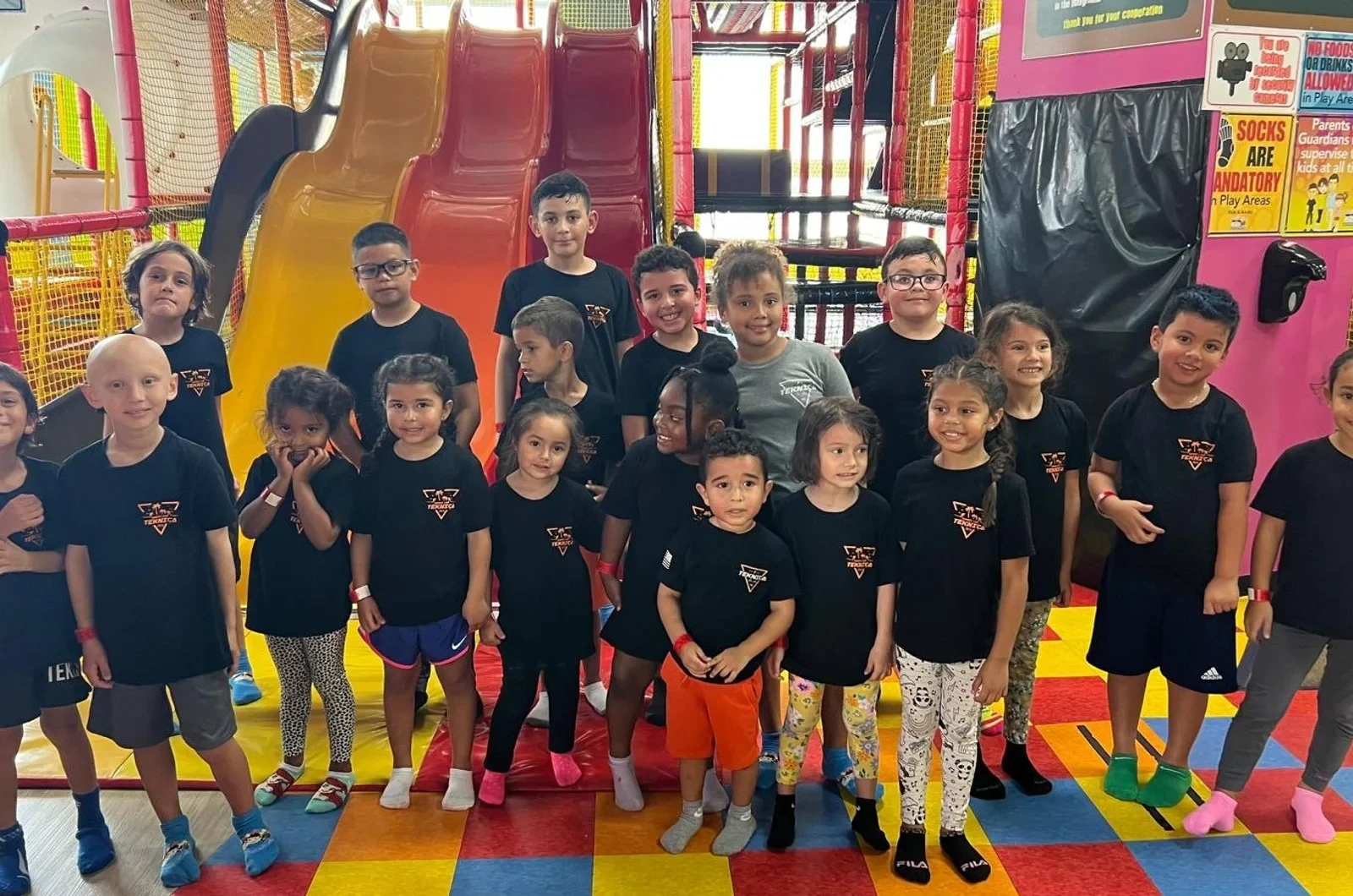 Kids martial arts class at Teknica Martial Arts